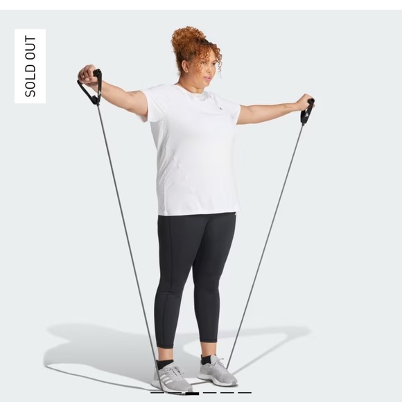 Adidas Women’s Classic White Training Tee - Picture 8 of 8